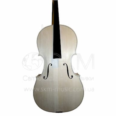 Белая виолончель 3/4, модель Stradivarius