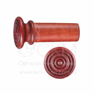 Гудзик для альта, Tempel, рожеве дерево, 9,5 мм