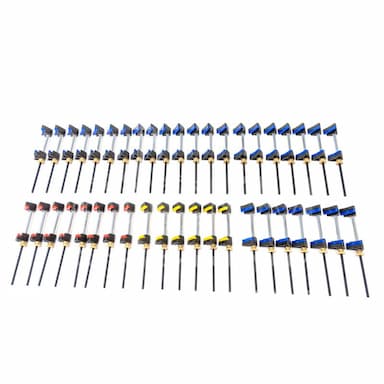 Набор из 42-х струбцин (винтовых зажимов) для виолончели