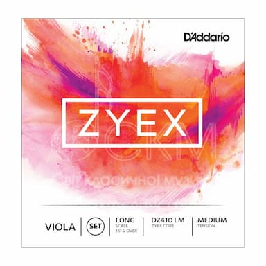 Струна для альта Ре D'ADDARIO ZYEX, довга, синтетика/алюміній