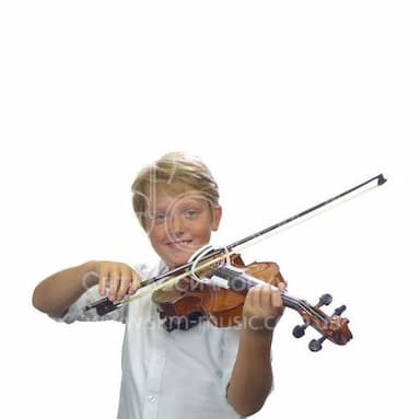 Пристосування для вироблення правильного ведення смичка скрипки