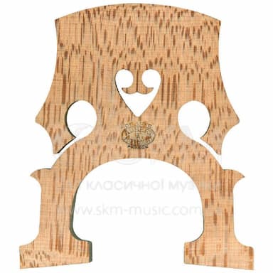 Підставка для віолончелі Aubert a Mirecourt deLUXE, оброблена, низький міст