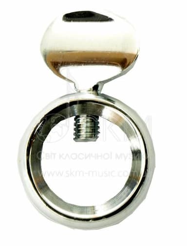 Locking screw cello pin, nickel plated