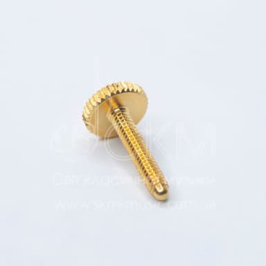 Replacement Screw Wittner tailpiece, Violin 4/4, gold-plated