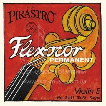 Violin string PIRASTRO FLEXOCOR-PERMANENT, steel, ball