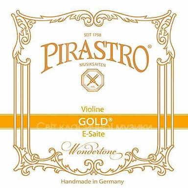 Violin string PIRASTRO GOLD, steel, ball