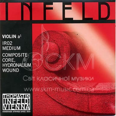 Струна для скрипки Ля THOMASTIK INFELD RED, композитная синтетическая основа /обмотка — гидроналиум