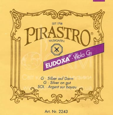 Cтруна для альта До PIRASTRO EUDOXA, жила/серебро