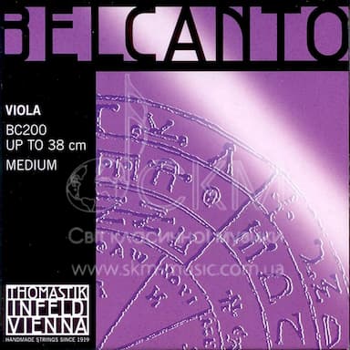 Viola string A THOMASTIK BELCANTO, steel