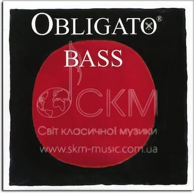 Double bass string A PIRASTRO OBLIGATO, synthetic base / chrome steel