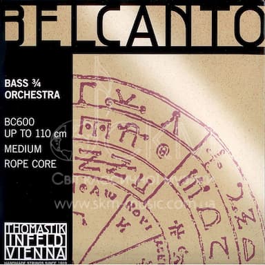 Strings set for double bass THOMASTIK BELCANTO (BC61, BC62, BC63, BC64)