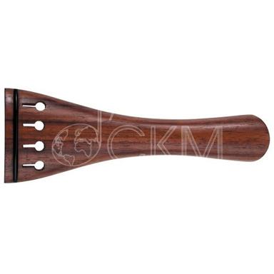 Violin tailpiece, round, rosewood