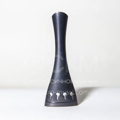 Violin tailpiece Tempel, ebony horn trim, French model