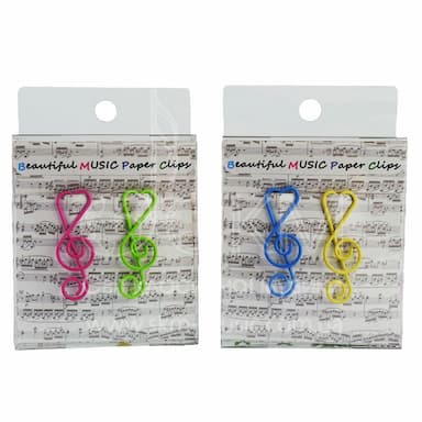 Скрепка канцелярская "Скрипичный ключ"