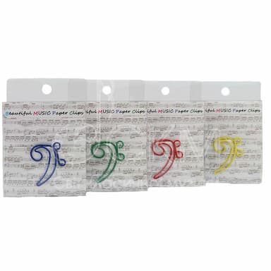 Скрепка канцелярская "Басовый ключ"