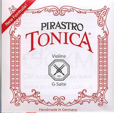 Струна для скрипки Соль PIRASTRO TONICA малых размеров, нейлон/чистое серебро