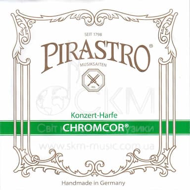 Струна для арфы Ре PIRASTRO CHROMCOR 7-й октавы, сталь/серебро