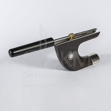 Колодка для контрабасового (немецкая модель) смычка Paulus, мельхиор (nickel-silver)