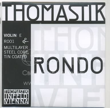 Струна для скрипки Ми THOMASTIK RONDO, карбоновая сталь, луженая, съемный шарик
