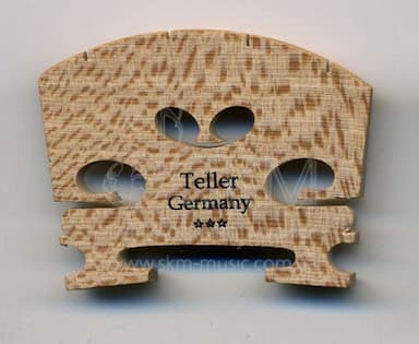 Violin bridge Teller *** cut and fitted