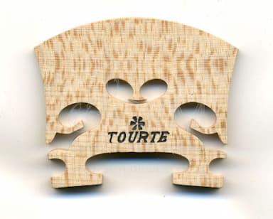 Violin bridge Teller, model Tourte, 4/4 - 41mm