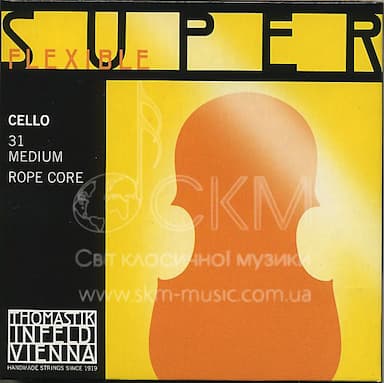 Cello string G THOMASTIK SUPERFLEXIBLE, chrome wound