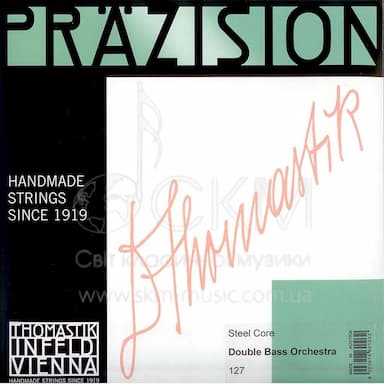 MI double bass string THOMASTIK PRAZISION SOLO, steel core / chrome winding