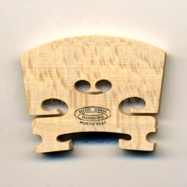 Підставка для скрипки Milo Stamm, стандарт, з мало зігнутим мостом, 4/4