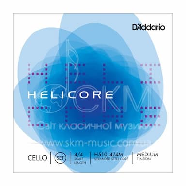 Cello string Before D'ADDARIO HELICORE, steel core / tungsten-silver