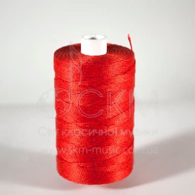 Thread for making bassoon reeds, in a spool, black / red, 50 g