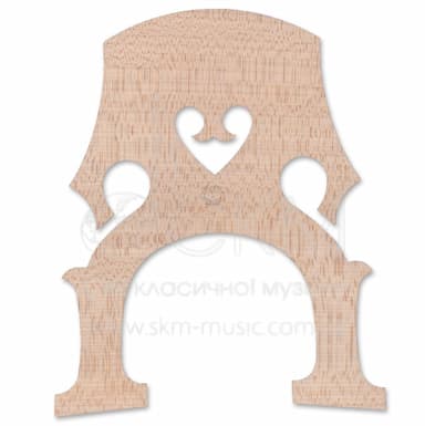 Підставка для контрабаса 3/4 Aubert a Mirecourt deLUXE, оброблена, 150мм